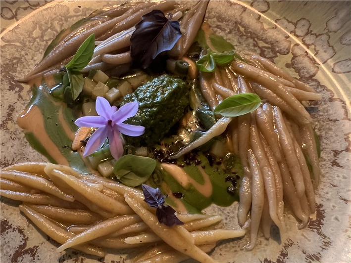 pasta with basil